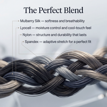 Ensiluokkaiset silkkisukat | Koko päivän mukavuus (UUSI)